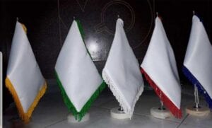 پرچم رومیزی خام