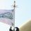 برافراشته شدن پرچم « یا قائم آل محمد » بر فراز گنبد علوی
