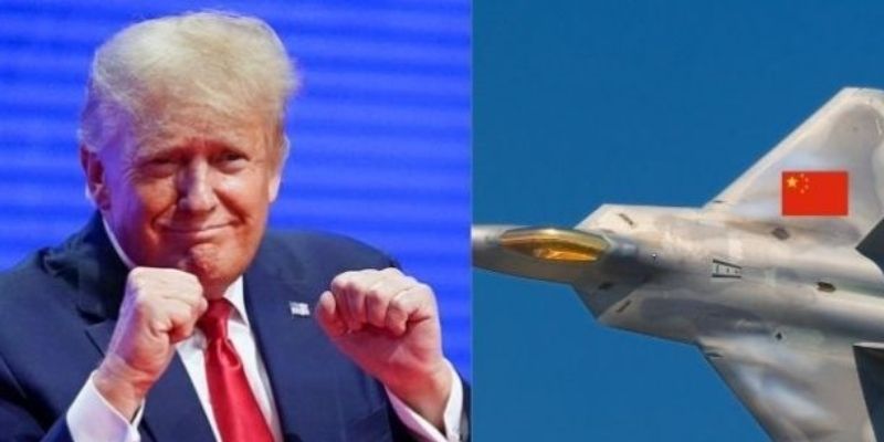 ترامپ : آمریکا با جنگنده های پرچم چین به روسیه حمله کند